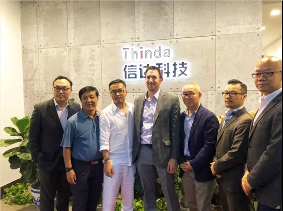 唐國慶老師攜美國路創電子公司中國區域代表到訪信達電通科技