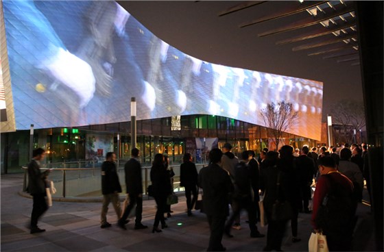 國(guó)際傳媒港燈光首秀活動(dòng)盛況