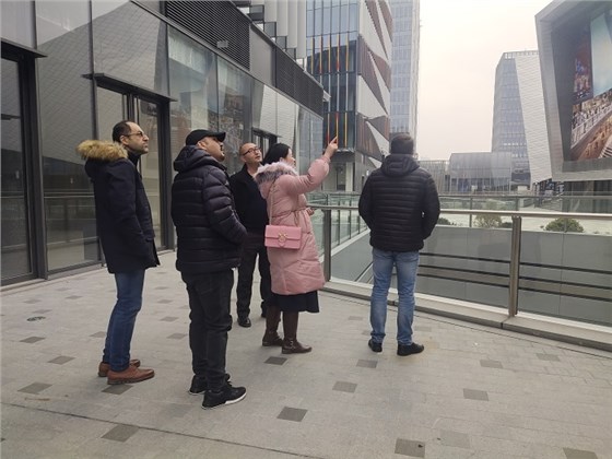 外賓來(lái)訪(fǎng)上海項(xiàng)目部