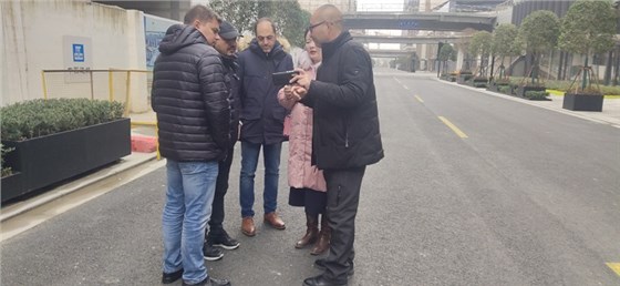 外賓來(lái)訪(fǎng)上海項(xiàng)目部