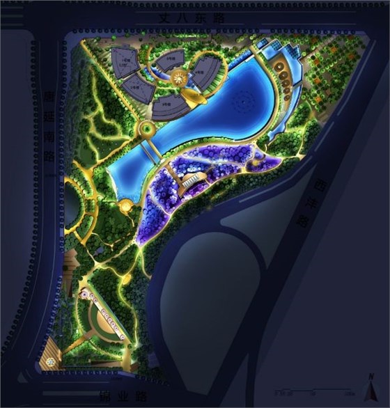 旅游景區的燈光設計，夜空中最亮的星01