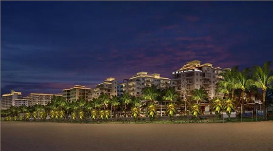 三亞灣沿線建筑