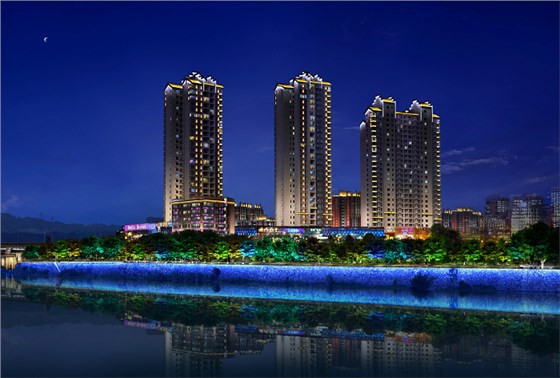 韶關三江六岸夜景照明