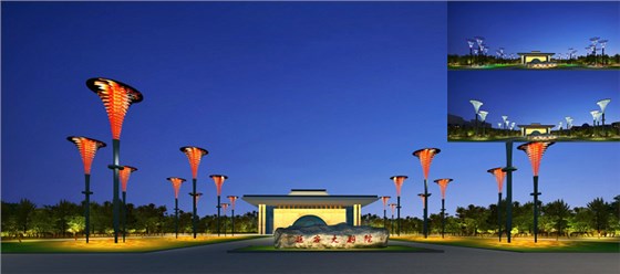 延安中軸線夜景規(guī)劃設計