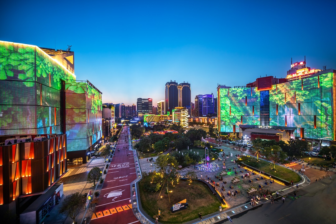 城市夜景燈光照明