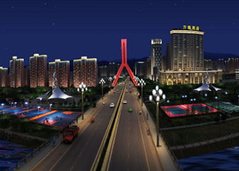 寶雞一河兩岸夜景照明設計